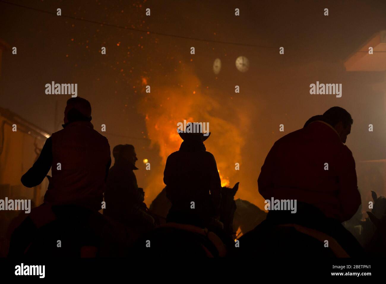 Luminarias san bartolome de pinares hires stock photography and images