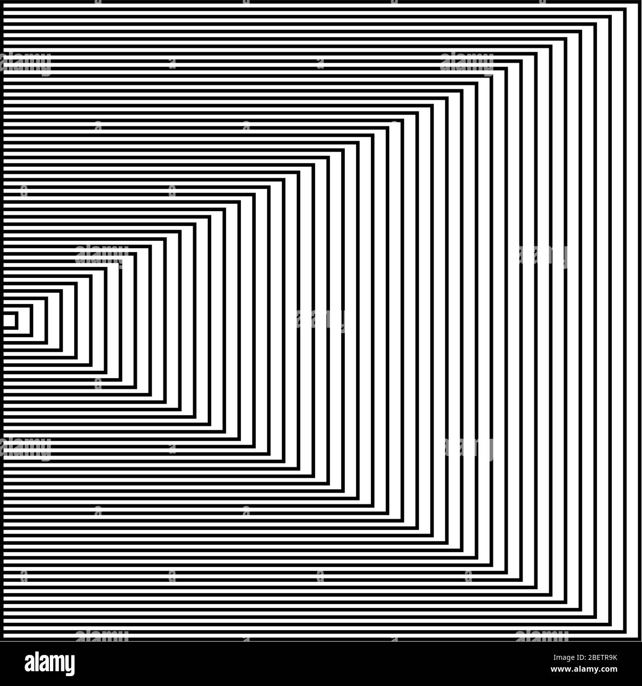 Black and white lines abstract graphic optical art Stock Vector Image ...