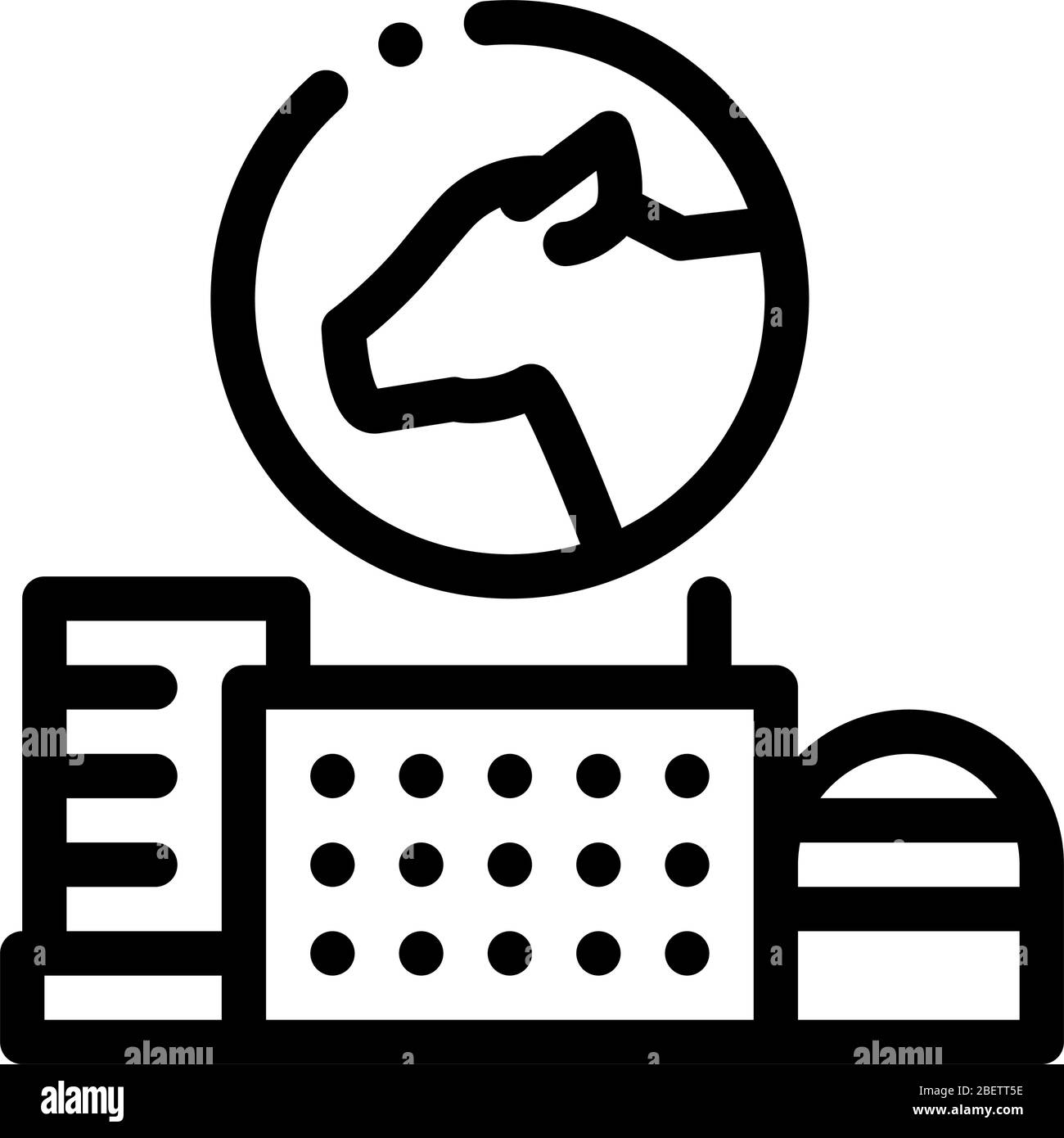 milk farm icon vector outline illustration Stock Vector Image & Art - Alamy