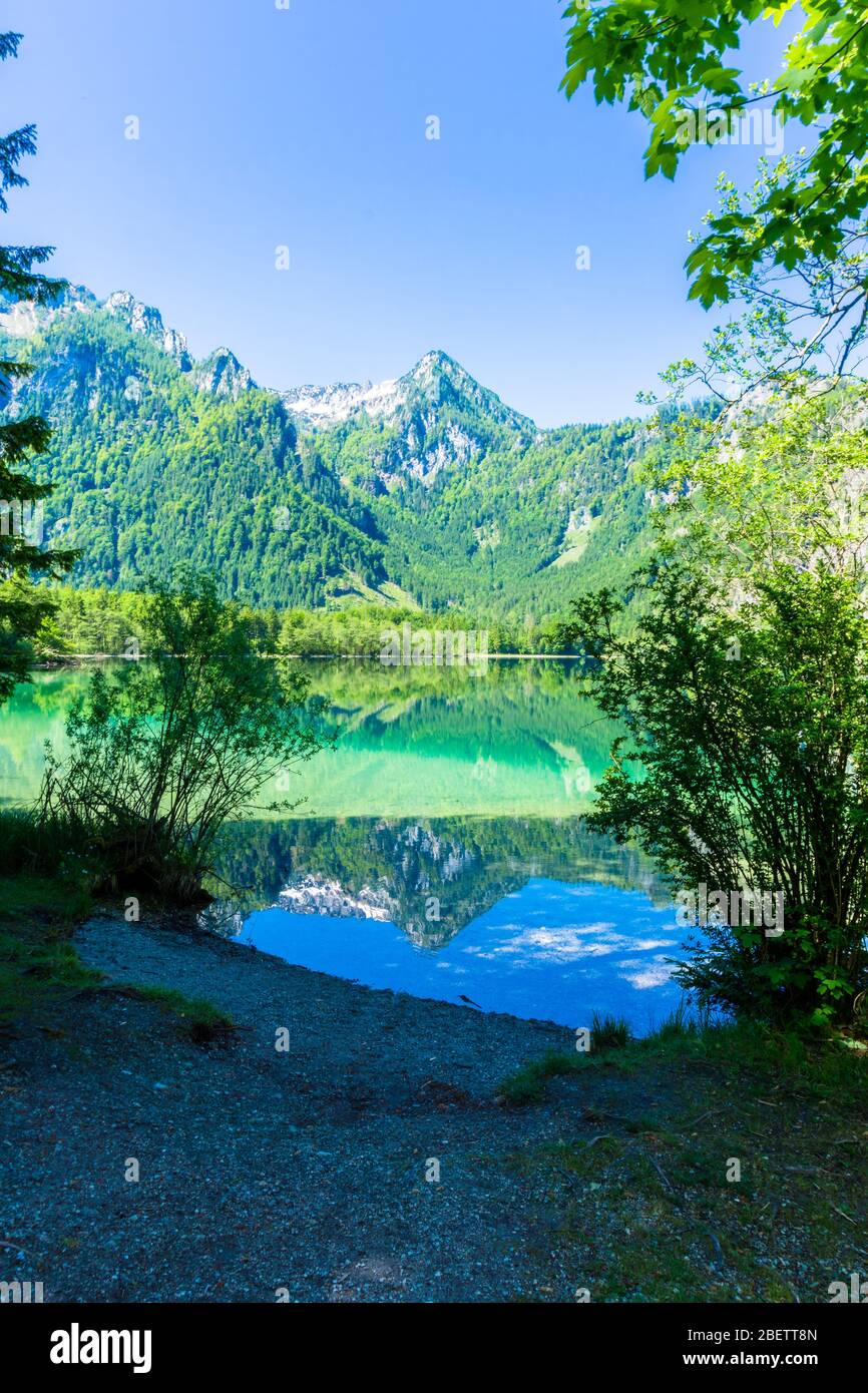 Offensee and Langbathsee in Austria in the Salzburg region Stock Photo -  Alamy