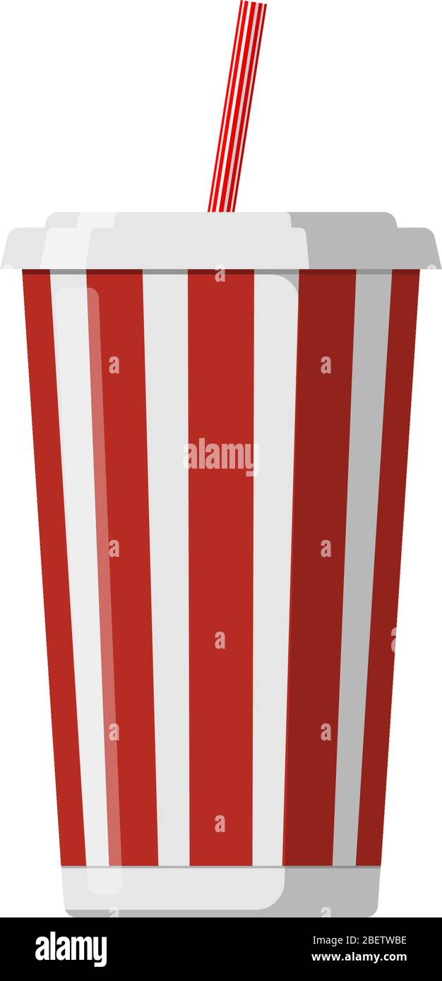 Coca cola paper cup Stock Vector Images - Alamy