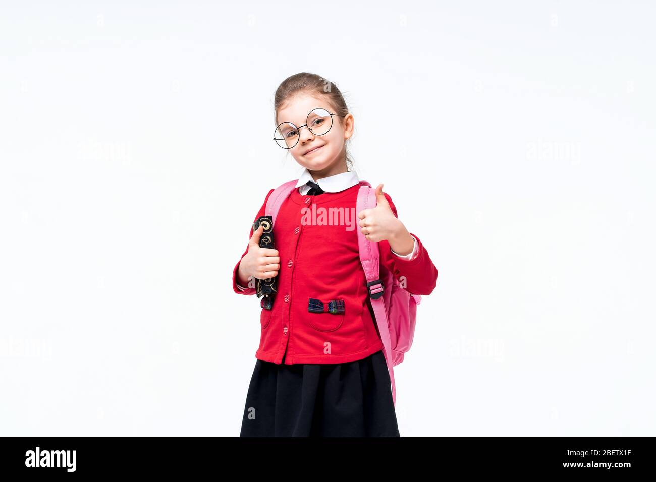 Girls red school jacket clearance