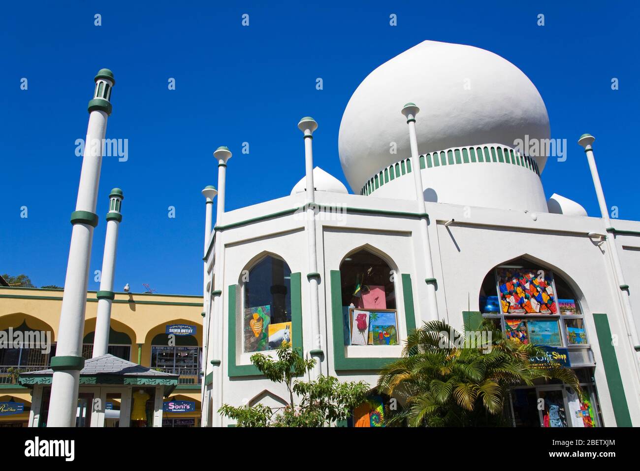 Taj Mahal Duty Free Shopping Center, Ocho Rios, St. Ann's Parish, Jamaica, Caribbean Stock Photo