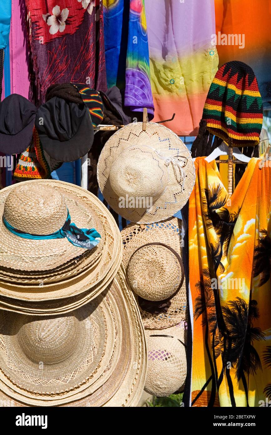 Craft Market, Montego Bay, Jamaica, Caribbean Stock Photo Alamy