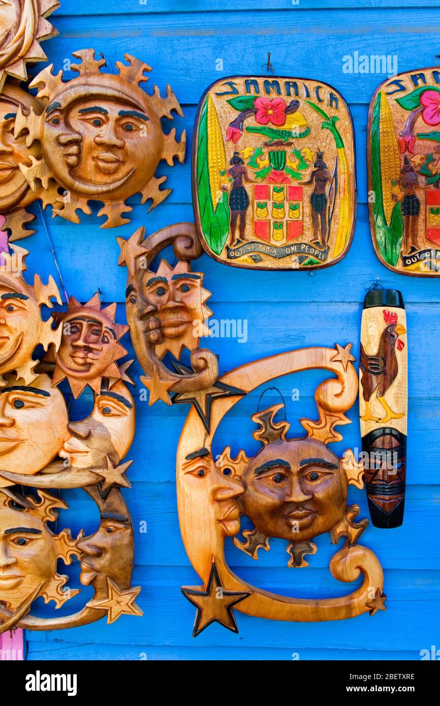Craft Market, Montego Bay, Jamaica, Caribbean Stock Photo Alamy