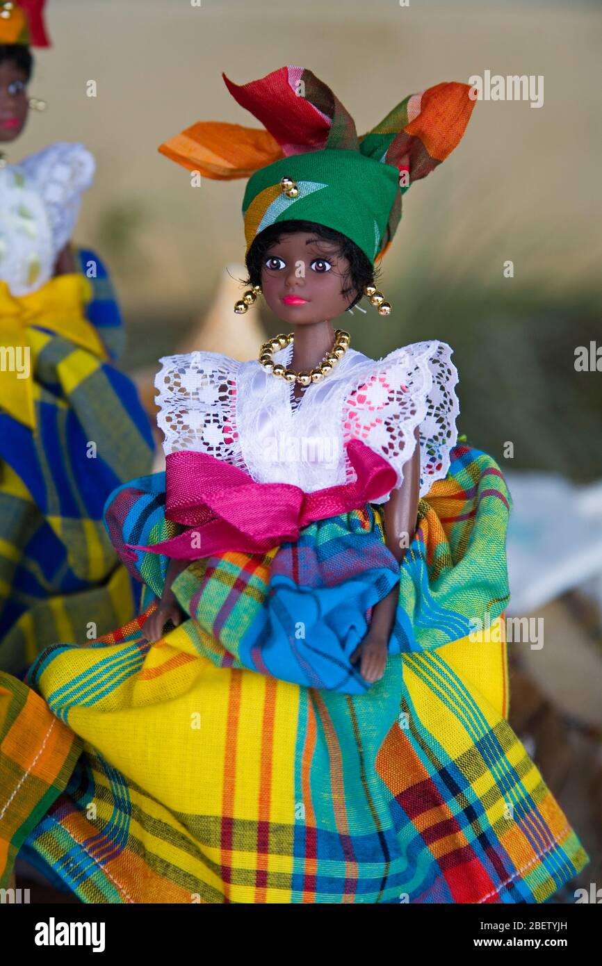 Doll in La Savane Market, Fort-de-France City, Martinique, French Antilles,  Caribbean Stock Photo - Alamy
