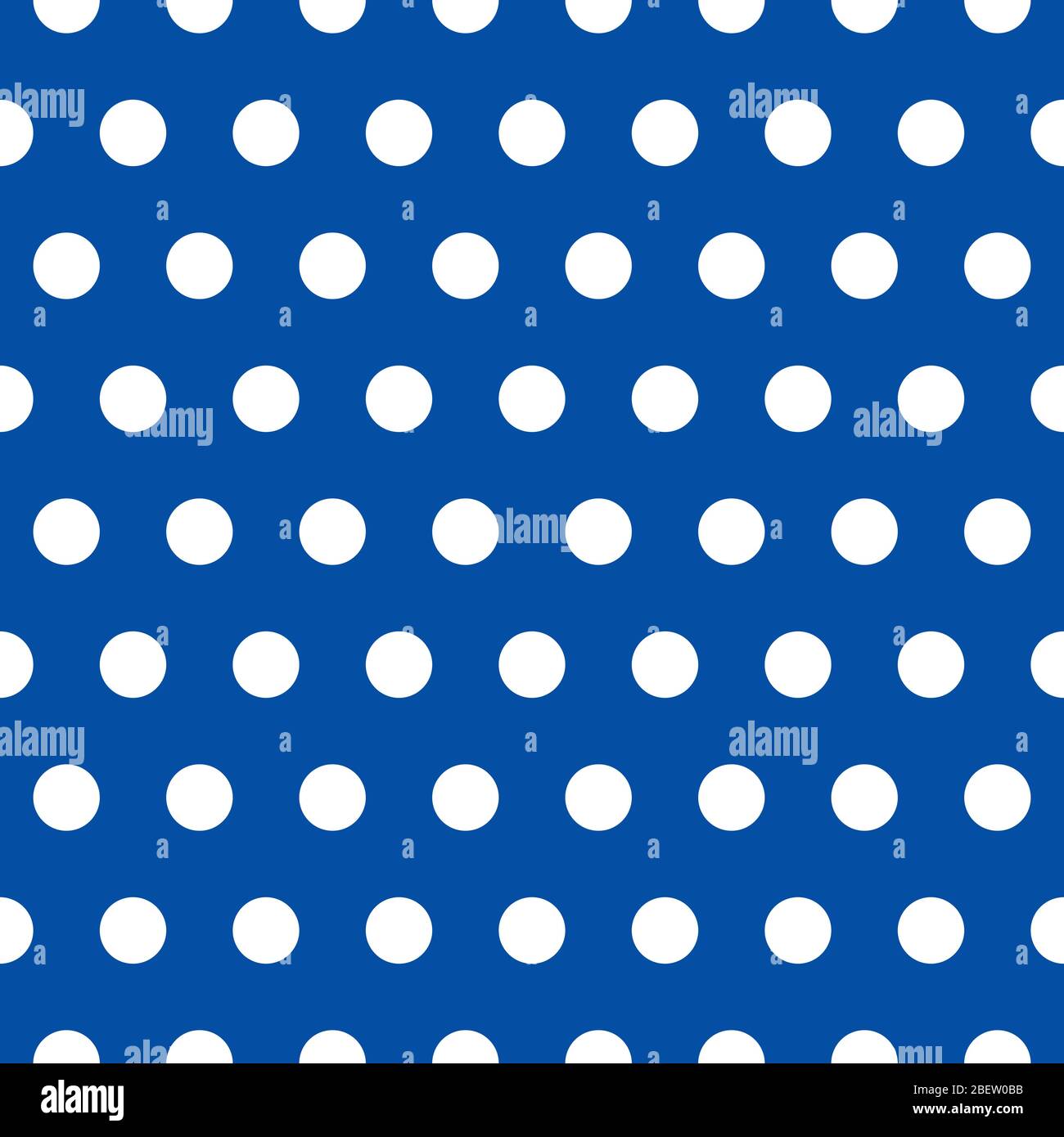 White Polka dot seamless on blue pattern vector Stock Vector Image ...