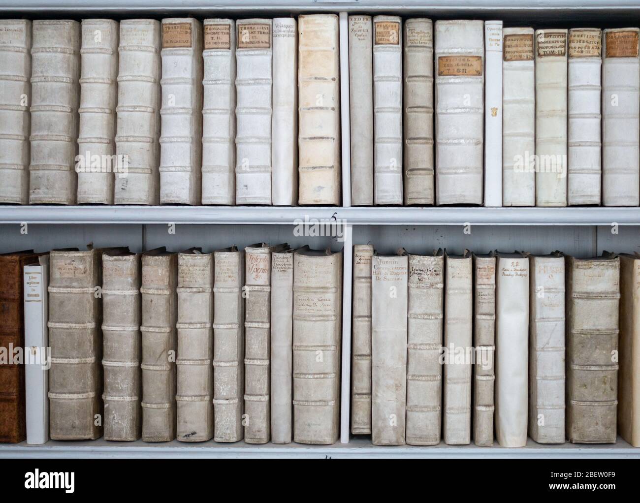 HISTORISCHE BÜCHER . BIBLIOTHEK / HISTORIC BOOKS . LIBRARY Stock Photo