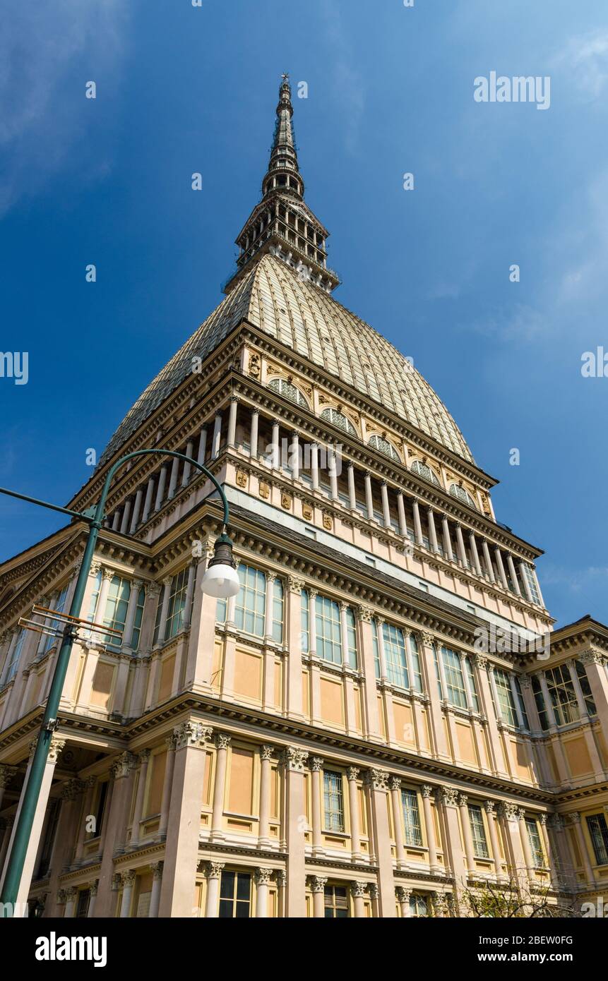 Mole Antonelliana tower National Cinema Museum building with spire