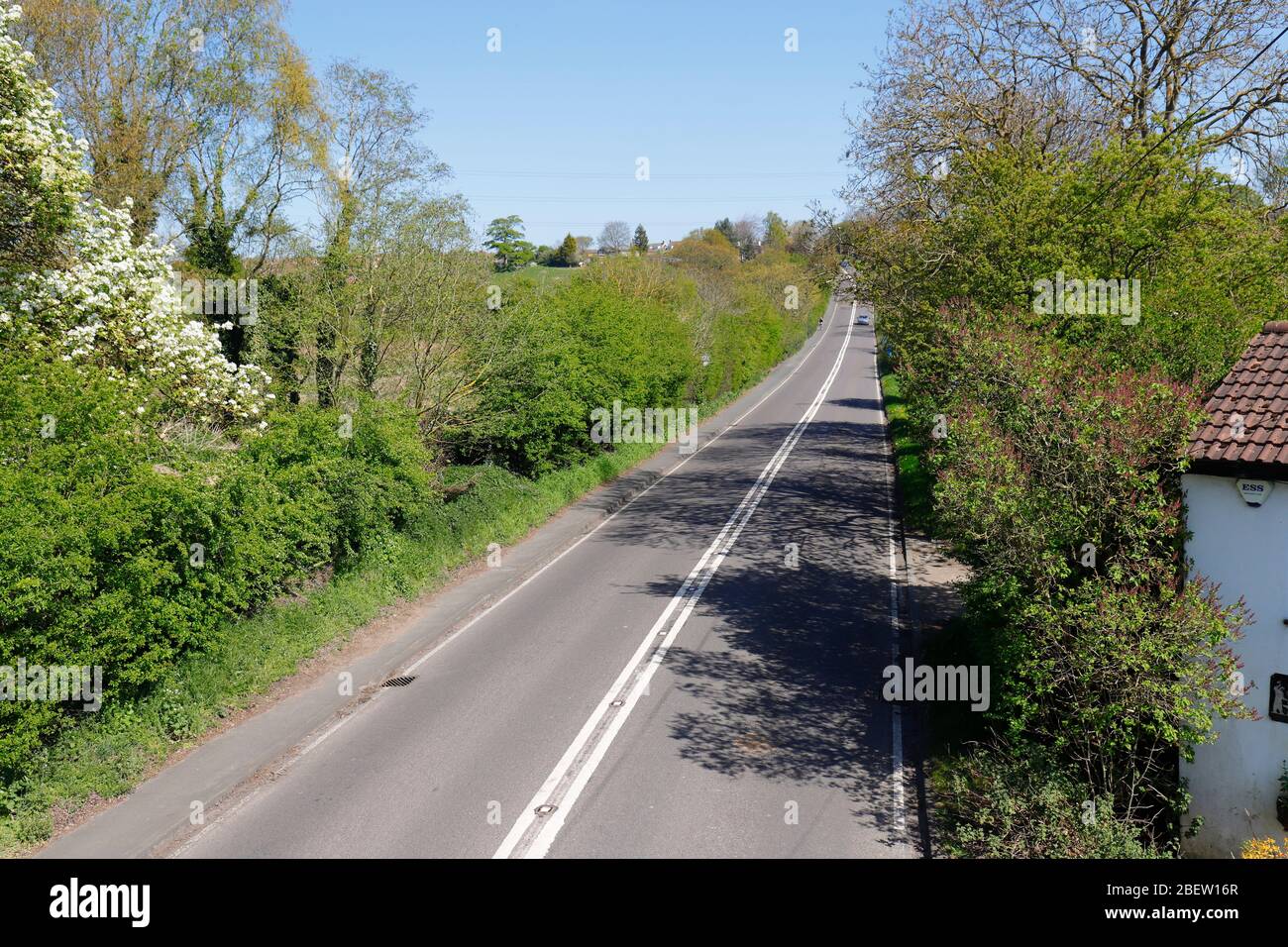 An accident black spot on Wakefiel Road in Swillington,Leeds. The speed