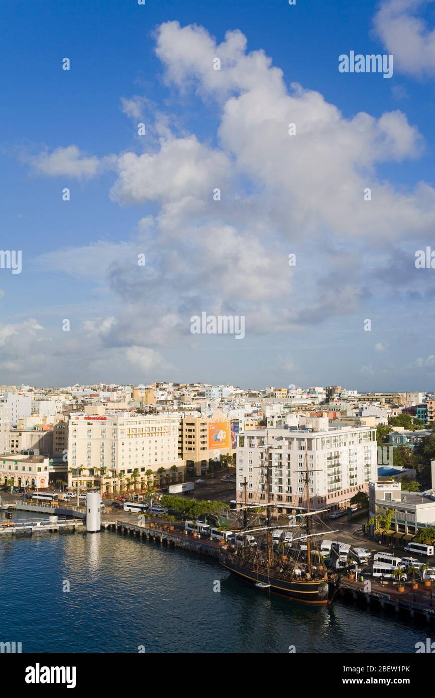 Port De Rico Port in the Old City of San Juan, Puerto Rico Island, United States of ...