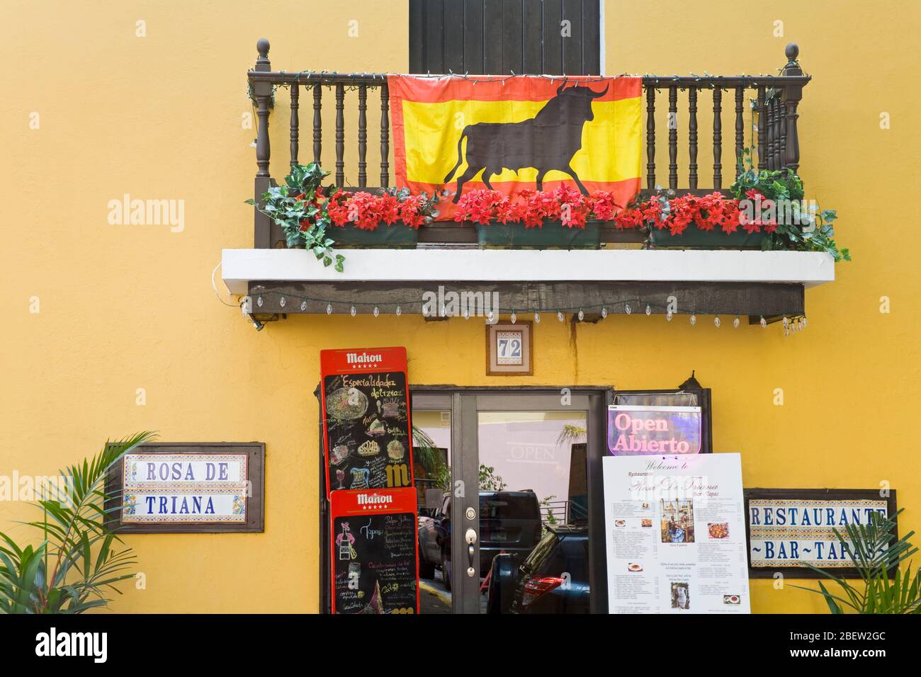 Tapas Bar in Old San Juan, Puerto Rico Island, United States of America Stock Photo