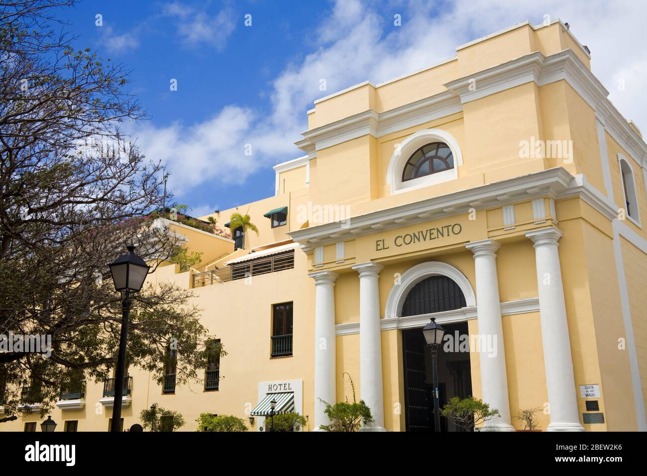 El Convento Hotel in Old San Juan, Puerto Rico Island, United States of America Stock Photo