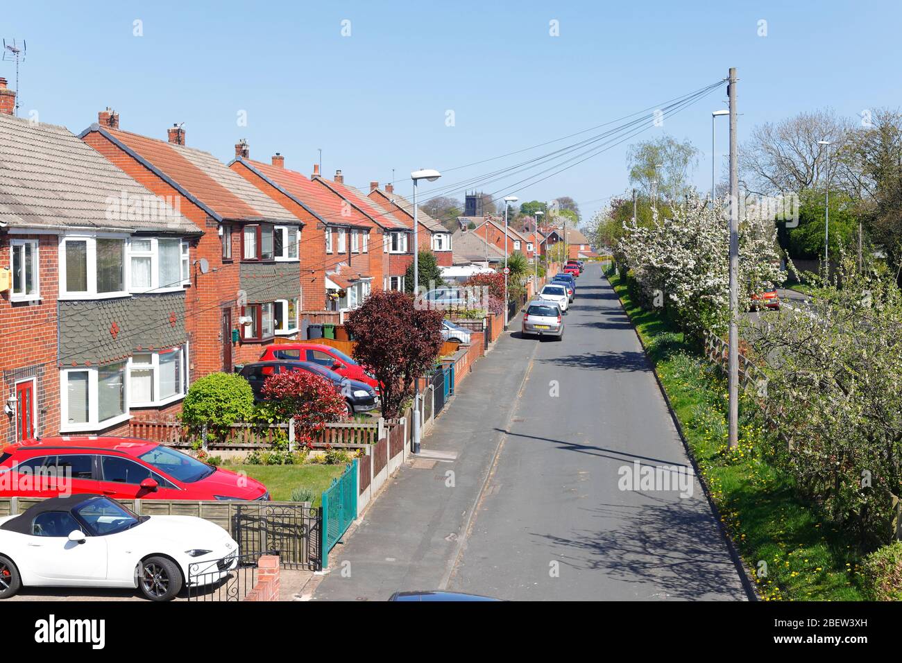 Wakefield Road in Swillington,Leeds Stock Photo Alamy
