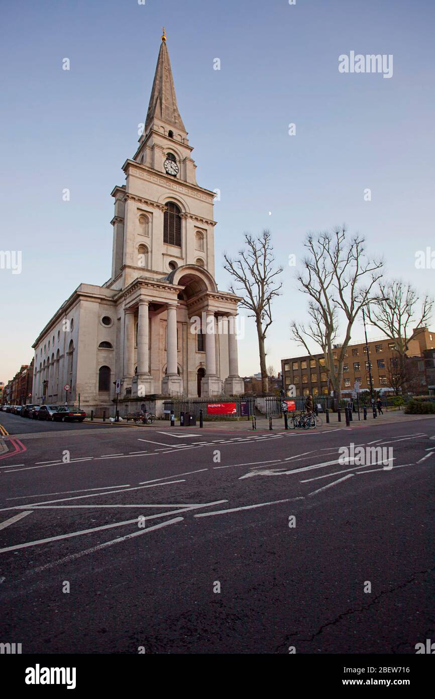 Christ Church Spitalfields Stock Photo
