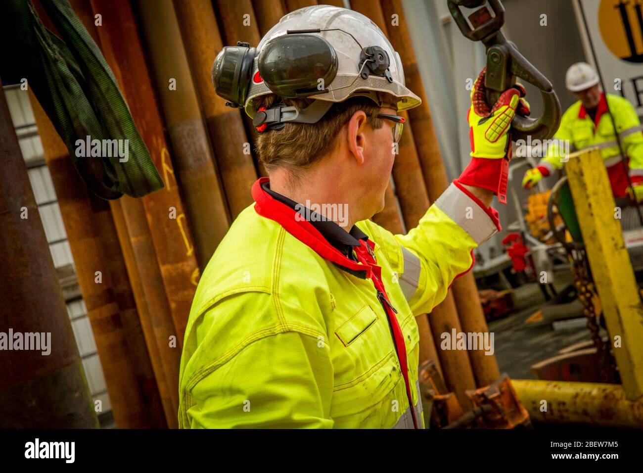 STAVANGER NORWAY OIL RIG WORKERS Stock Photo Alamy