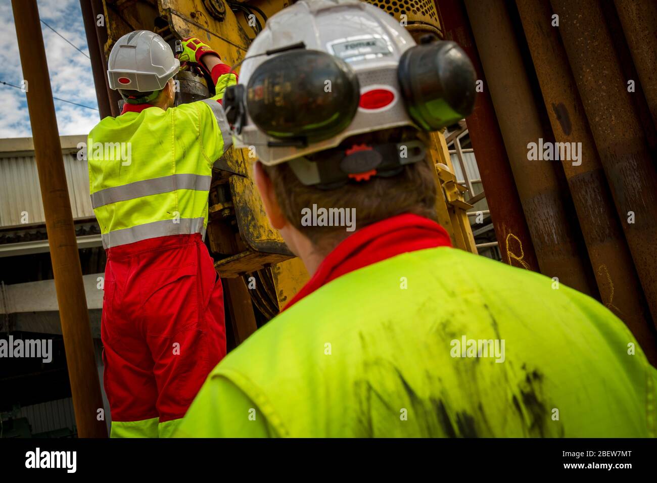 STAVANGER NORWAY OIL RIG WORKERS Stock Photo Alamy