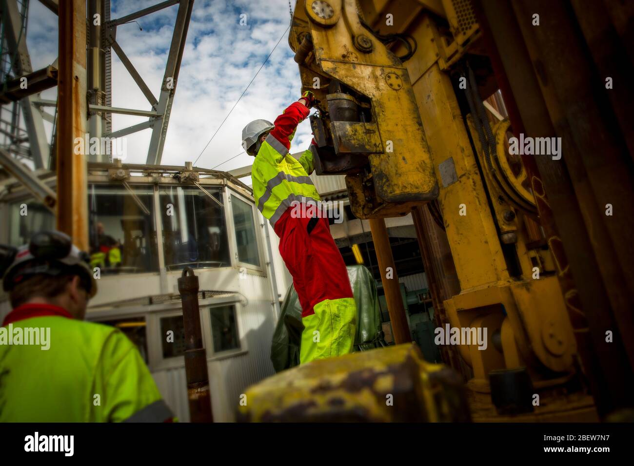 STAVANGER NORWAY OIL RIG WORKERS Stock Photo Alamy
