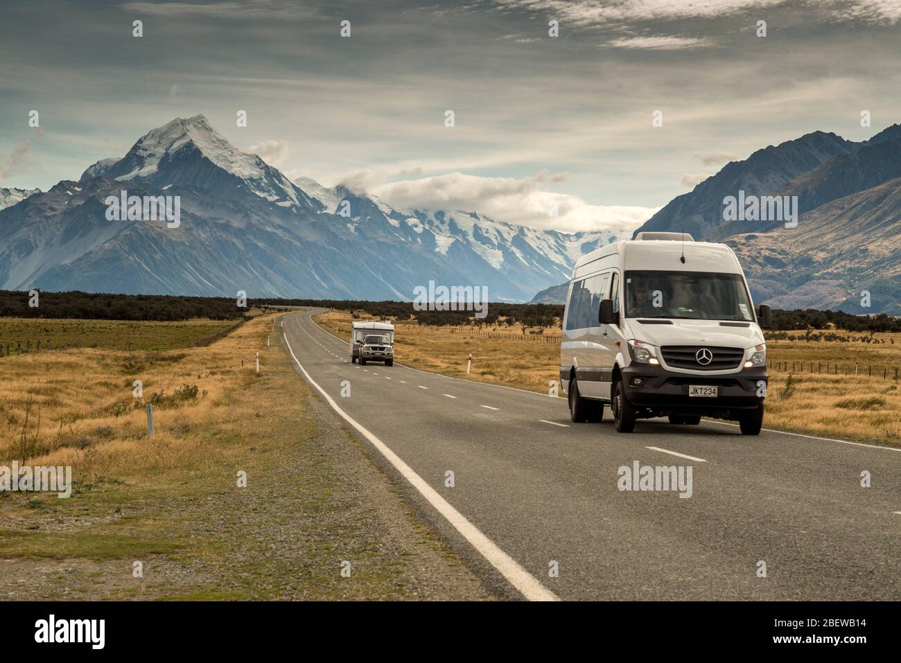 New zealand camper trip hires stock photography and images Alamy