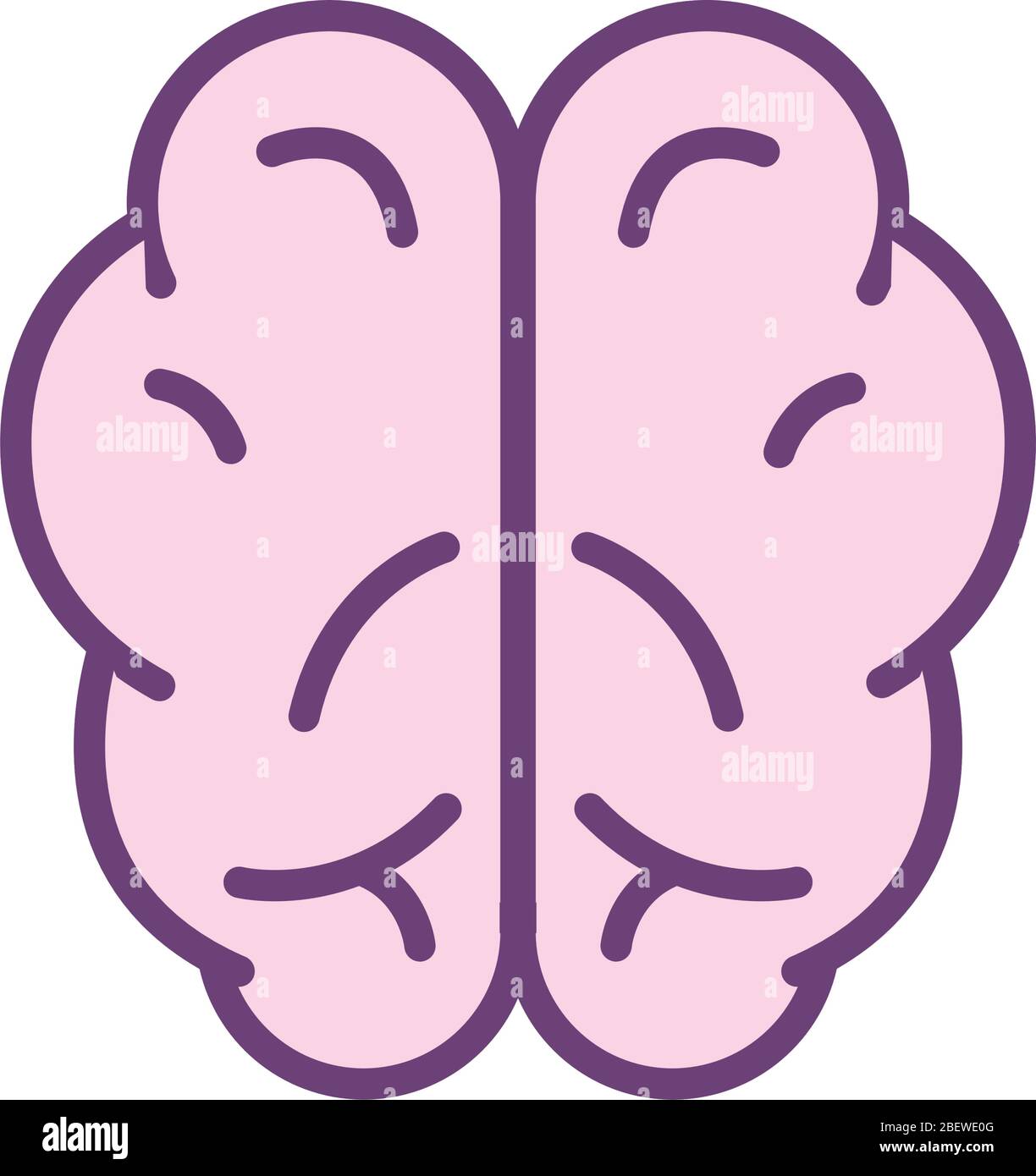 Human brain line style icon vector design Stock Vector Image & Art - Alamy