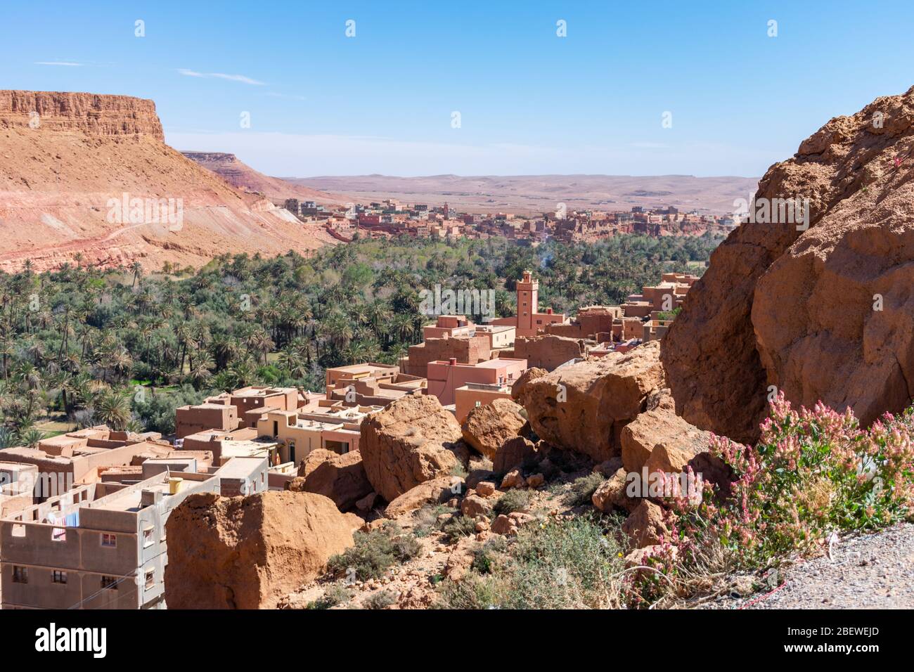 Oasis of Tinerhir near Todra Gorge in Morocco Stock Photo - Alamy