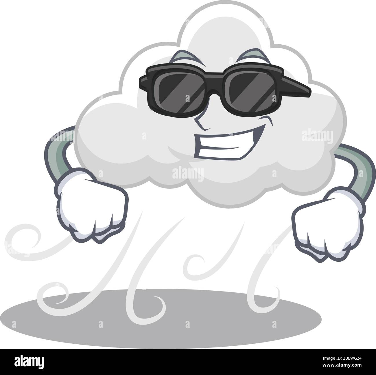 Cool cloudy windy cartoon character wearing expensive black glasses Stock  Vector Image & Art - Alamy