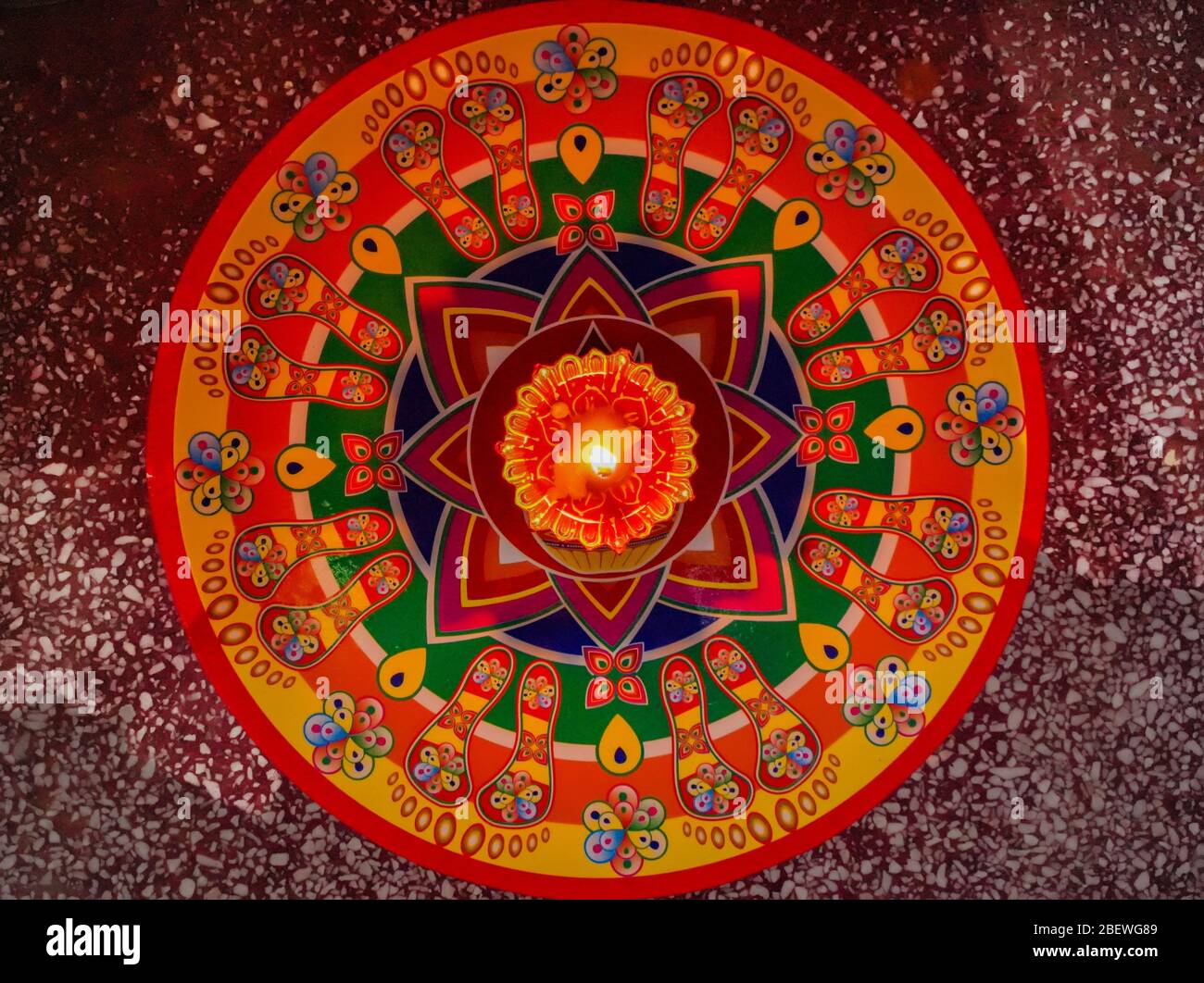 One of the most popular festivals of Hinduism, Diwali symbolises the spiritual Stock Photo