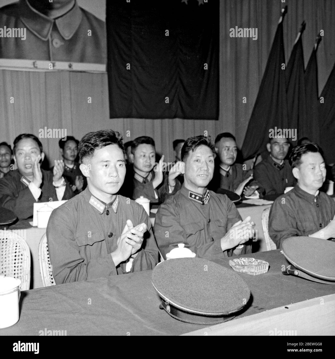 In April 1965 Shu Jicheng of the 4th Division of the Navy's Aviation Division 4 of the People's Liberation Army was shot down Stock Photo