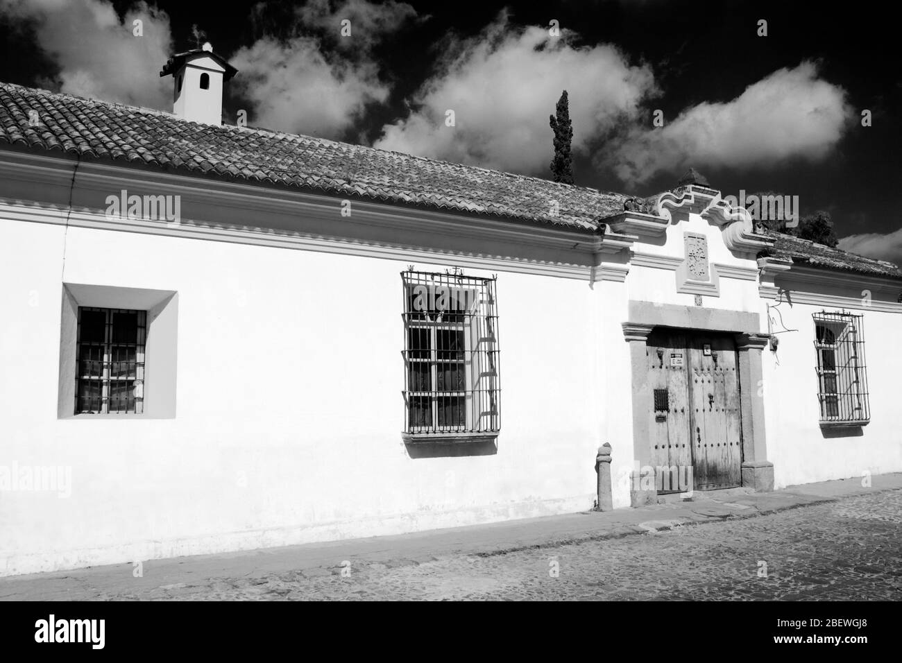 Colonial Architecture, Antigua City, Guatemala, Central America Stock Photo