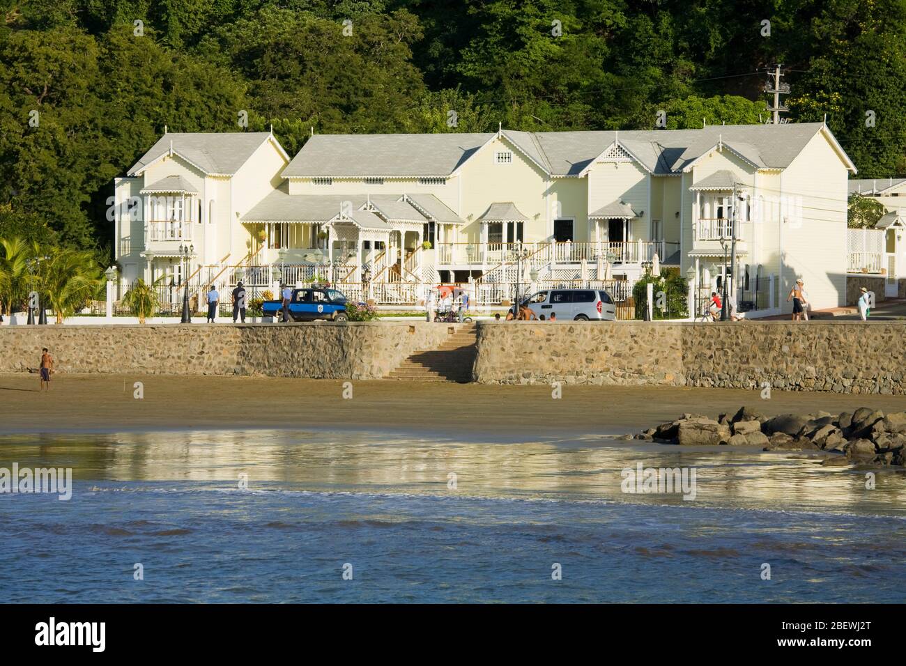 Hotel on Avenue Del Mar in San Juan Del Sur, Department of Rivas, Nicaragua, Central America Stock Photo