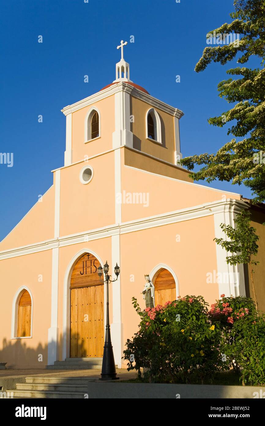 San Juan Bautista Church in San Juan Del Sur, Department of Rivas, Nicaragua, Central America Stock Photo