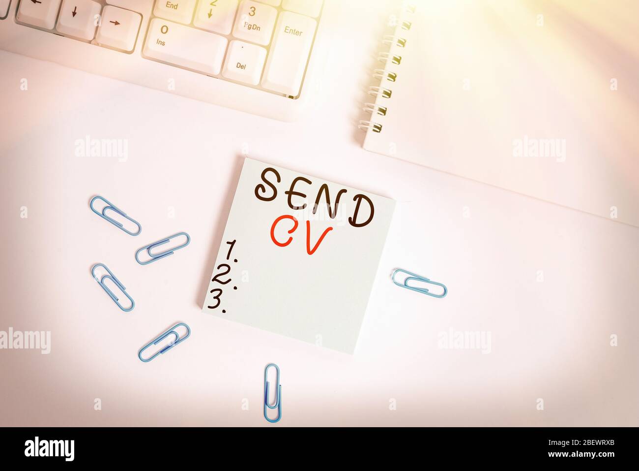 Text sign showing Send Cv. Business photo text pass resume to identify ...