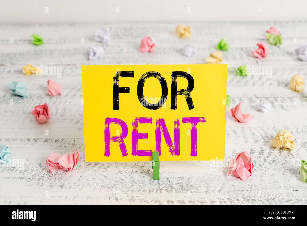 Text sign showing For Rent. Business photo showcasing when you make ...