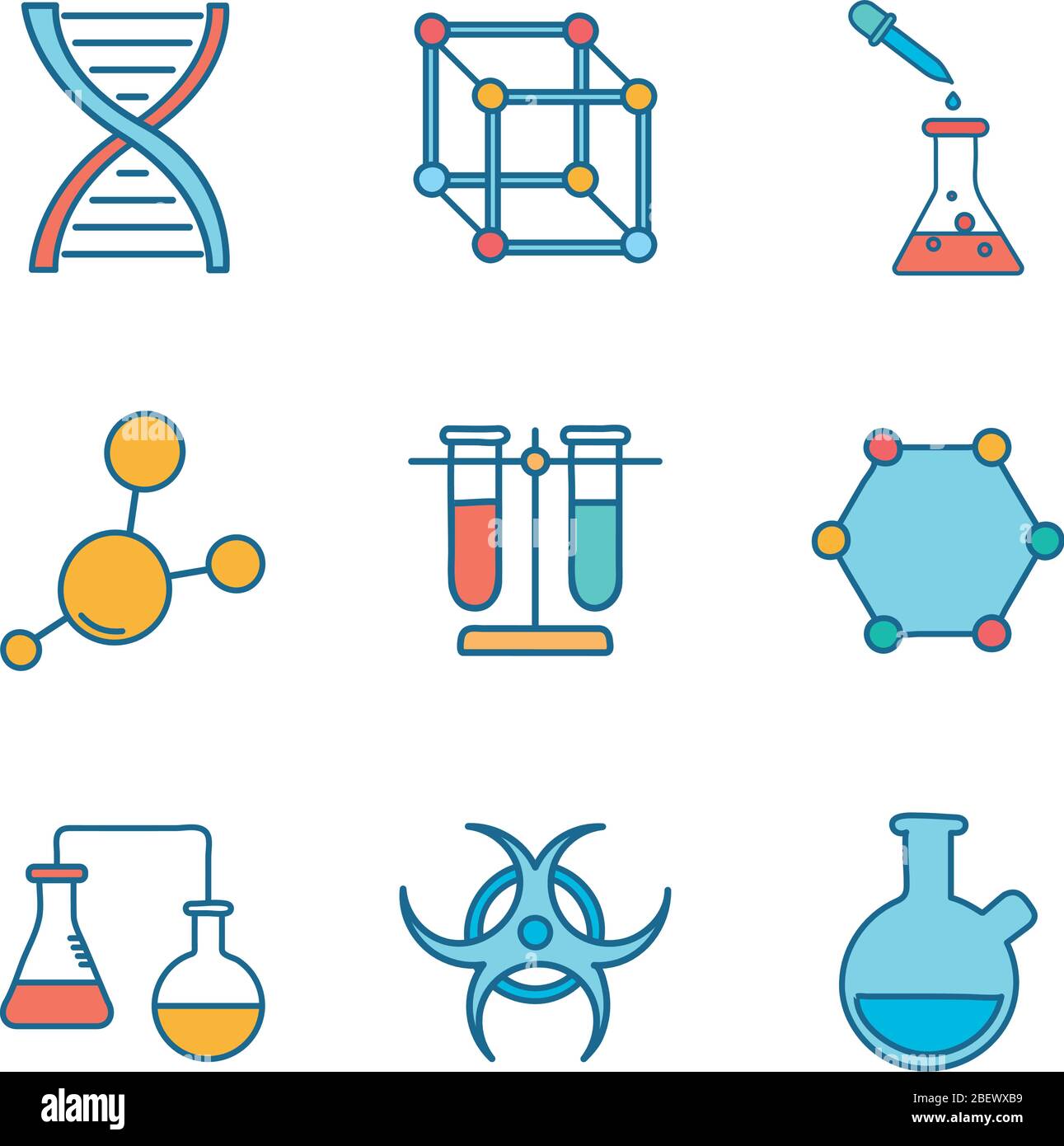 Science tube line fill hi-res stock photography and images - Alamy