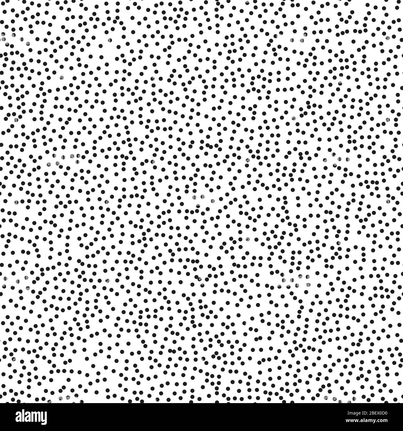 Pointillism high density seamless dots pattern. Abstract monochrome halftone. Just drop to swatches and enjoy EPS 10 Stock Vector