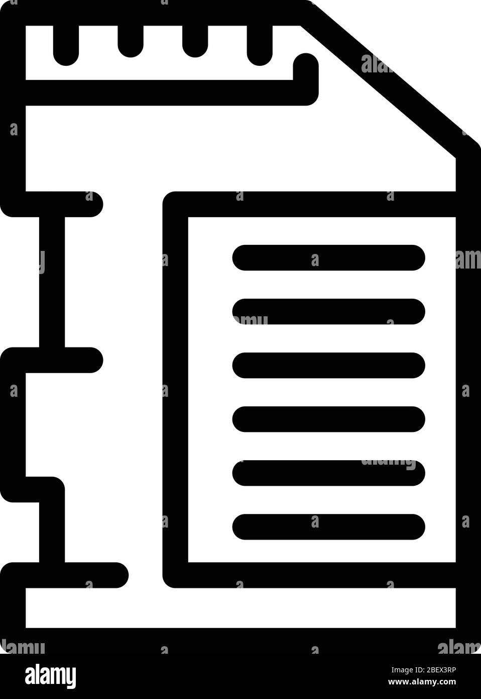 Modern data storage icon, outline style Stock Vector Image & Art - Alamy