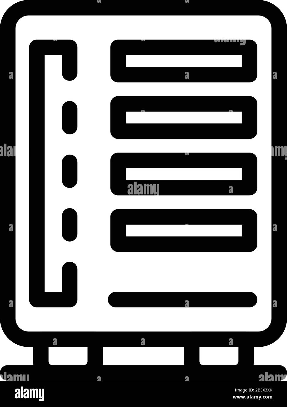 Computer data storage icon, outline style Stock Vector Image & Art Alamy