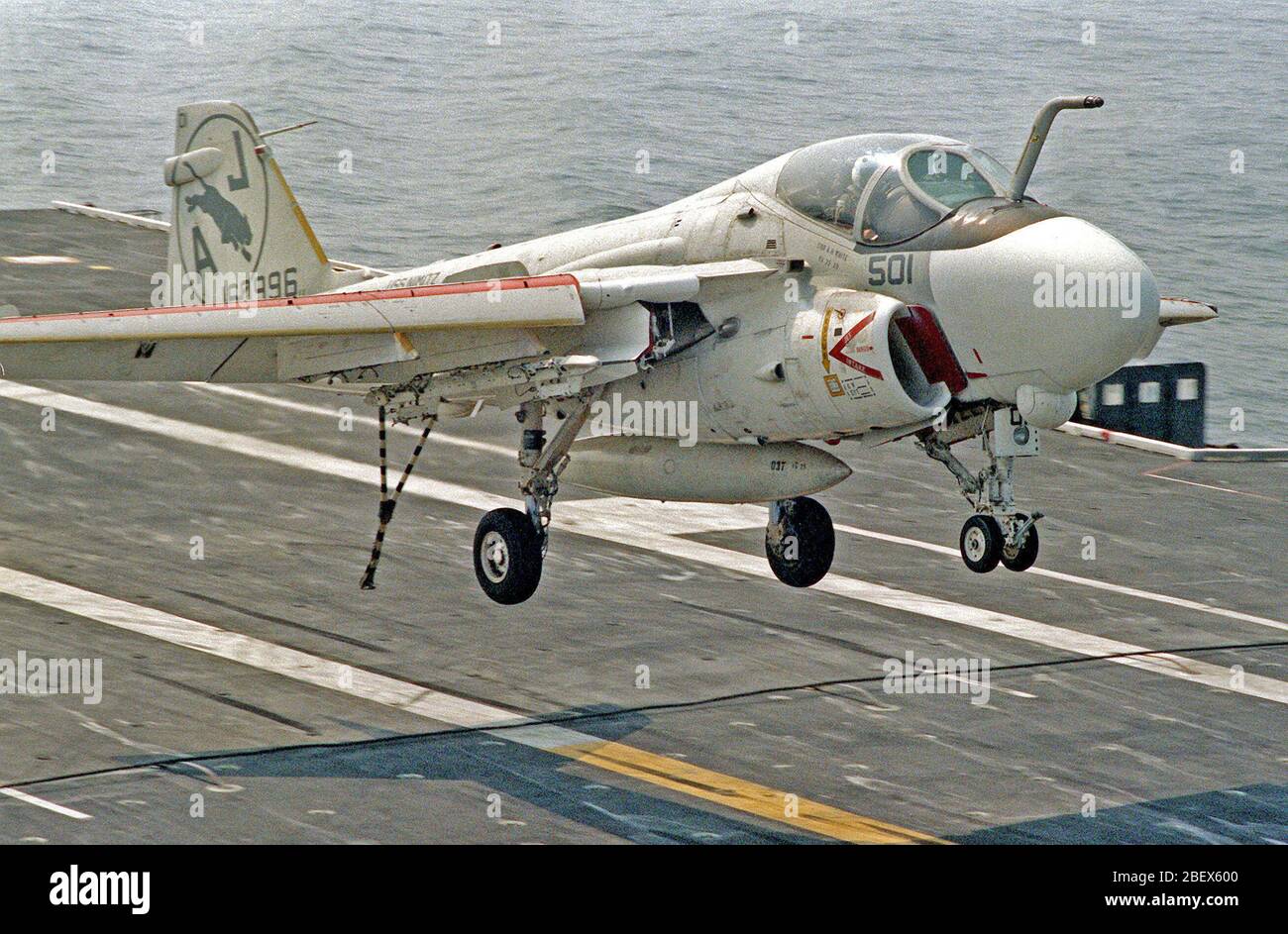 1981 - An A-6E Intruder aircraft from Medium Attack Squadron 35 (VA-35 ...