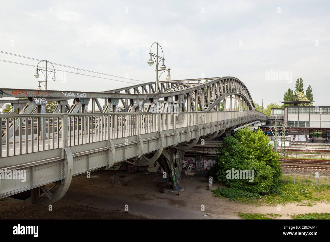 Bösebrücke, a bridge at Bornholmer Strasse, and site of a former inner