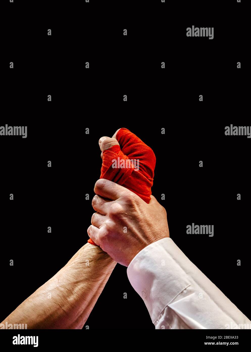 Boxer winner referee hires stock photography and images Alamy