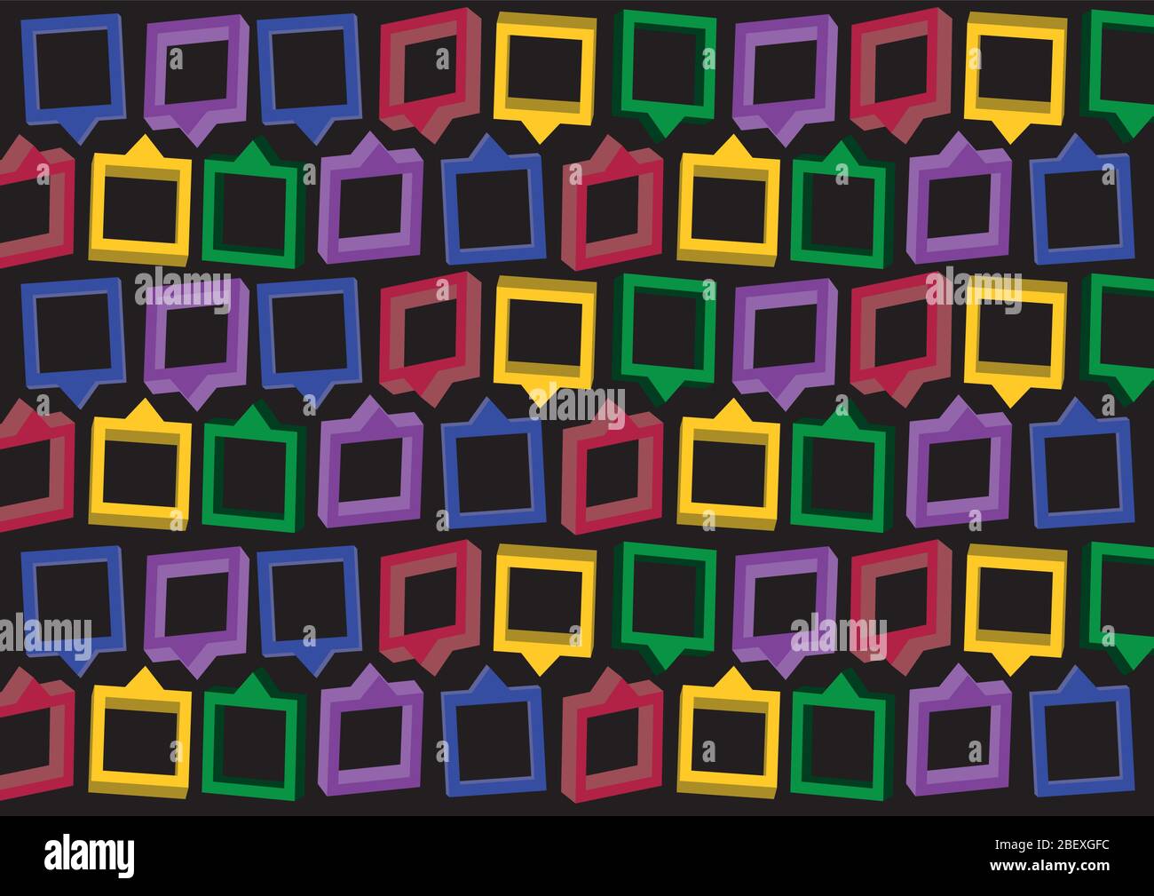 Background design consist of multicolored squares. Vector illustration ...