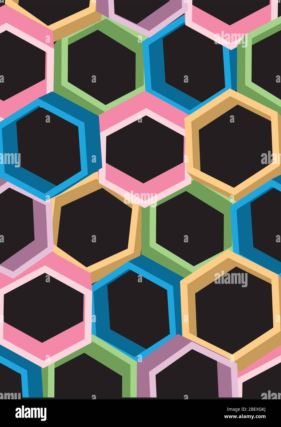 Background design consist of multicolored shapes. Vector illustration ...