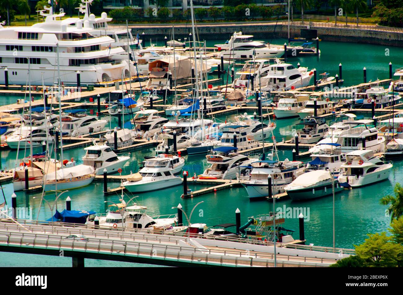 Marina at Keppel Bay - Singapore Stock Photo