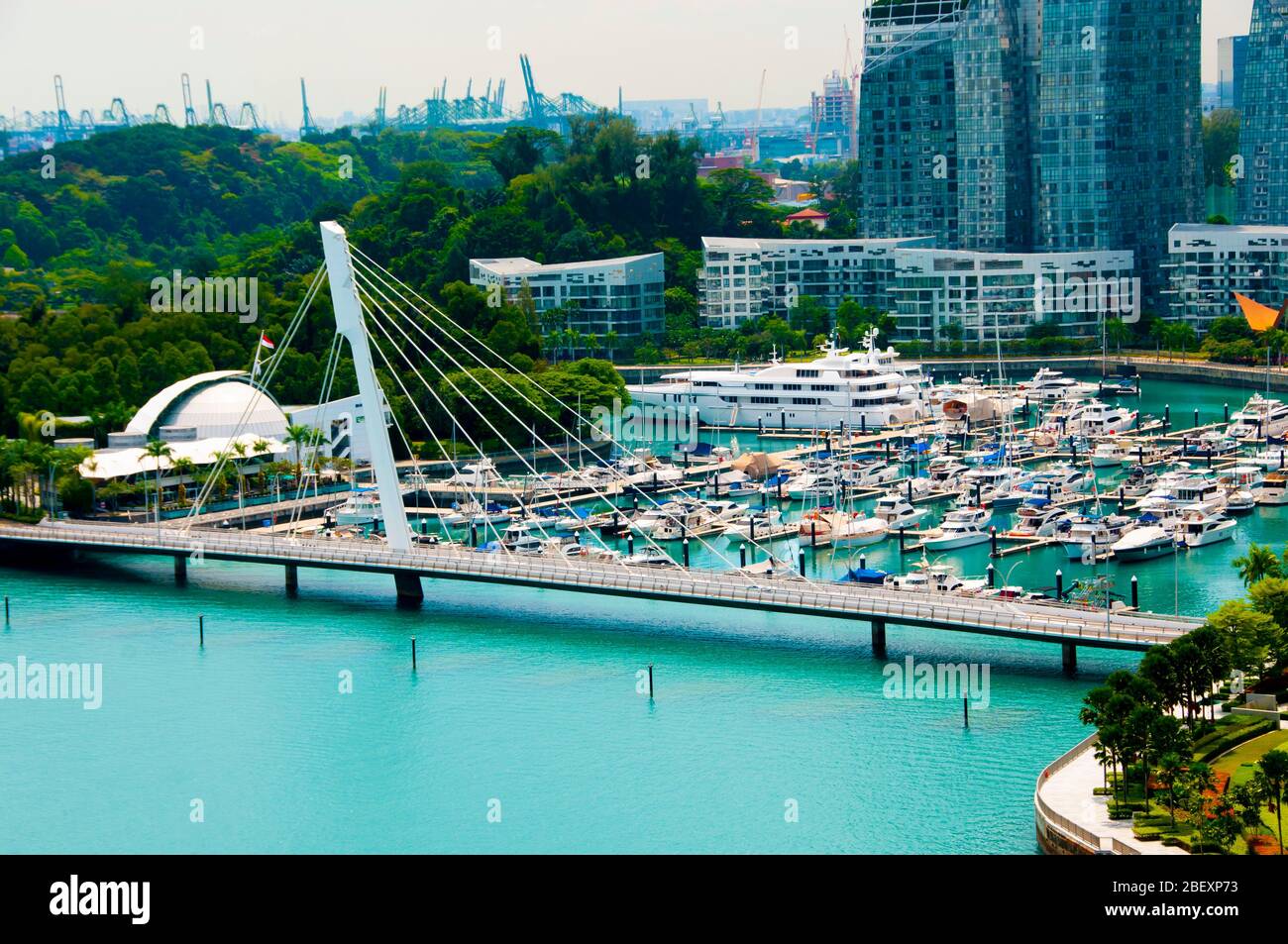 Marina at Keppel Bay - Singapore Stock Photo