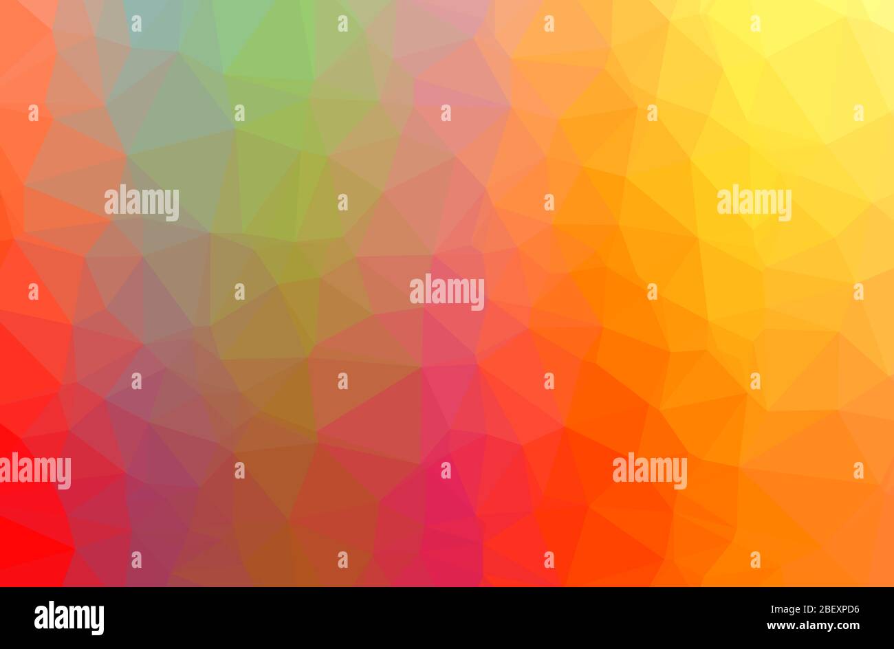 Illustration of abstract Orange, Pink, Red, Yellow horizontal low poly ...