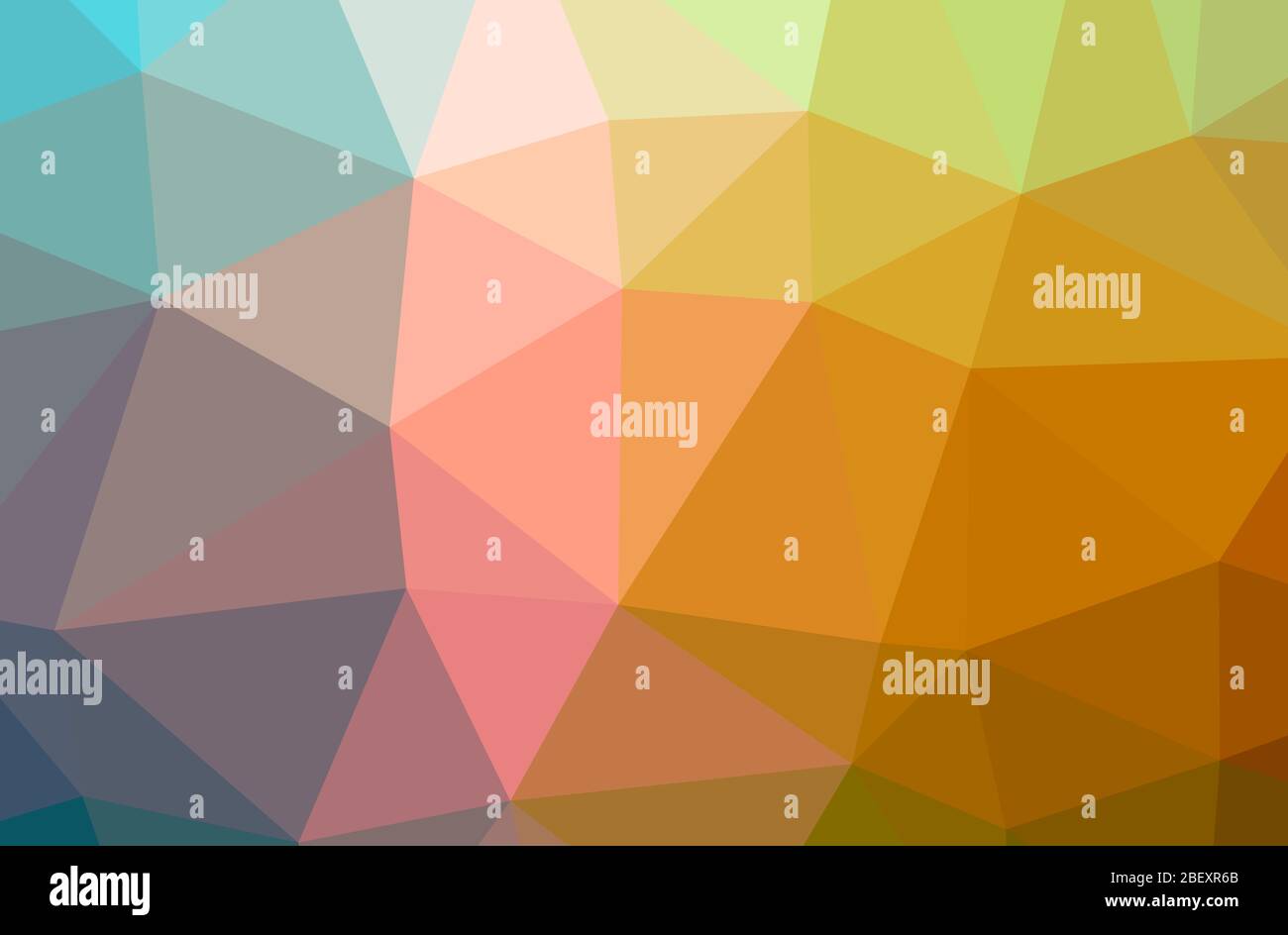 Illustration of abstract Orange horizontal low poly background ...