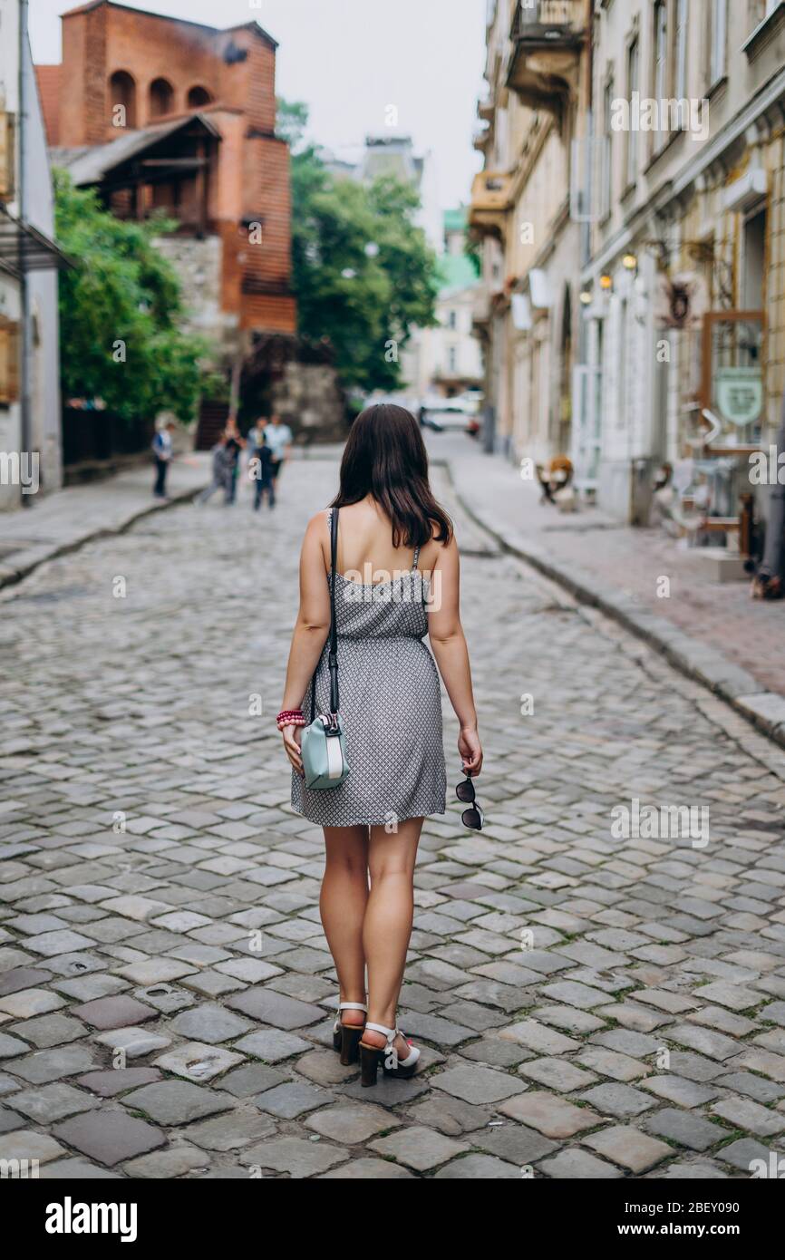 girl in a sundress