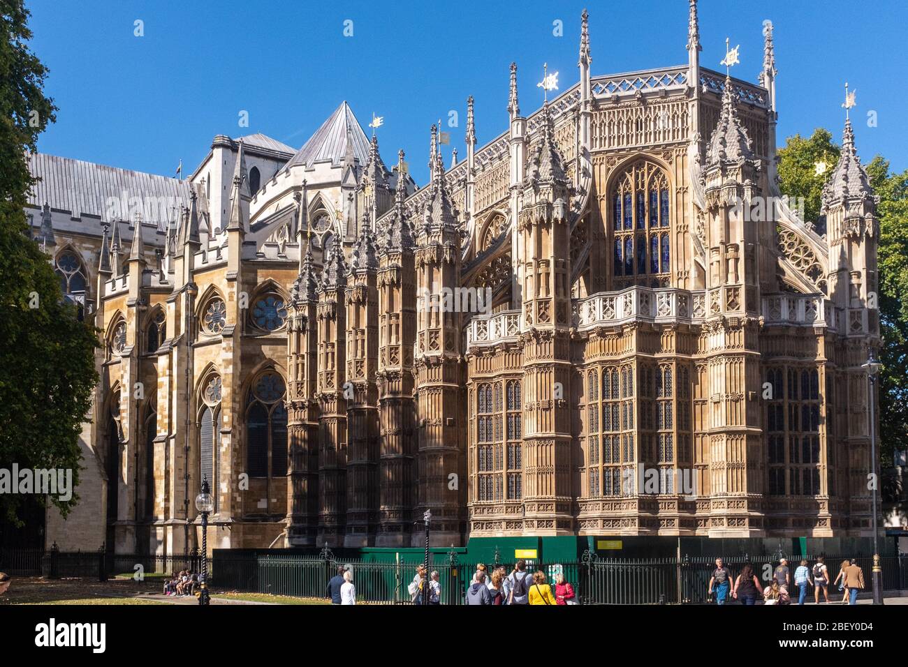 Westminster Abbey east end Stock Photo