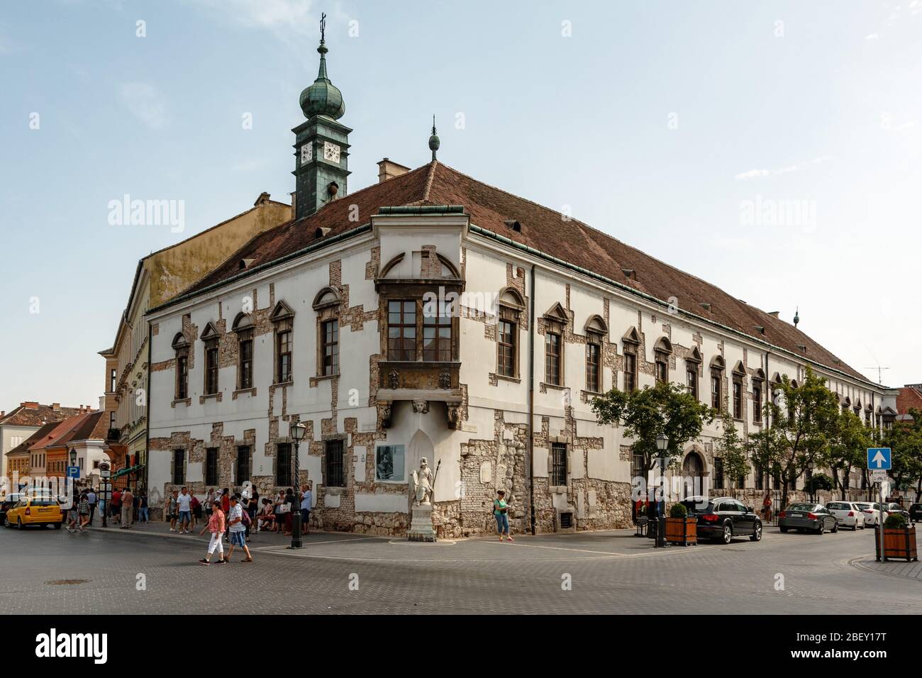 The Old Town Hall of Buda in the Budapest Castle District before renovations Stock Photo
