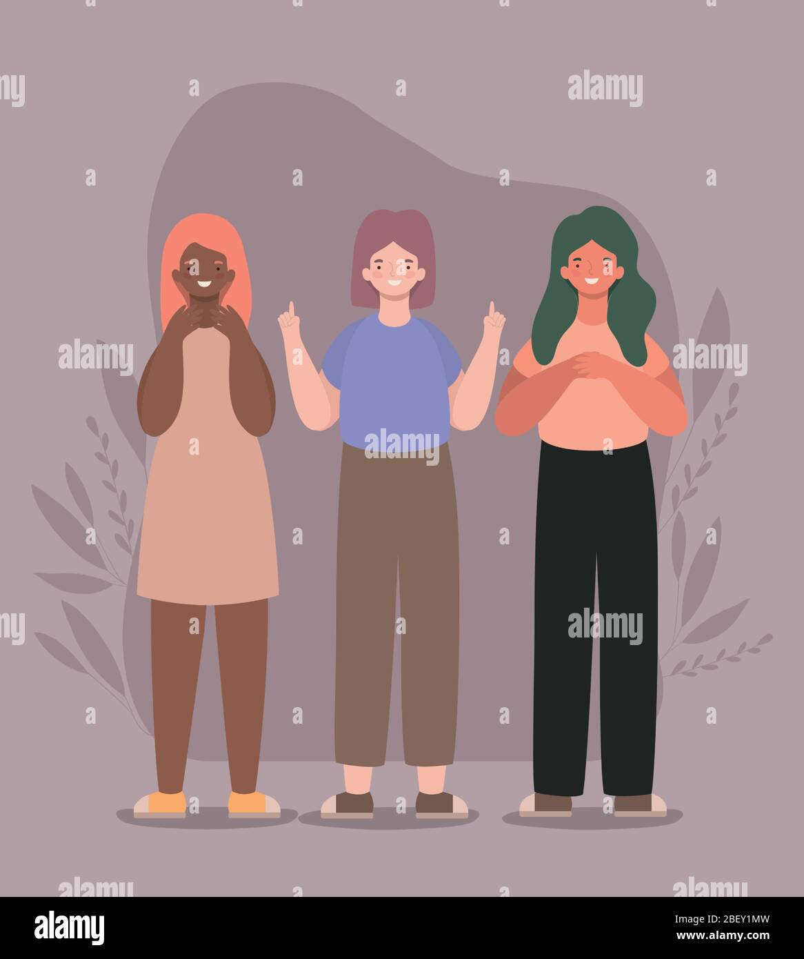 Girls cartoons avatars vector design Stock Vector Image & Art - Alamy